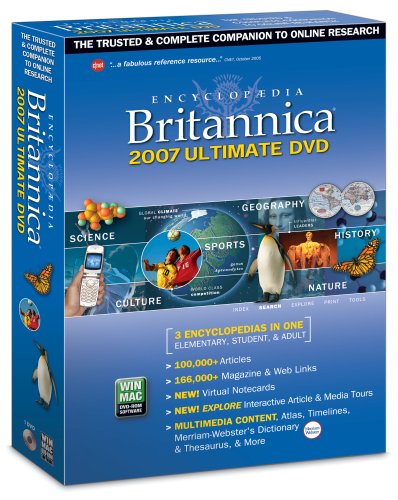 Encyclopedia Britannica Ultimate Reference Suite 2007 DVD-Rom (Win/Mac)