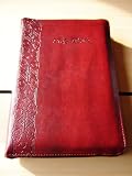 Chinese - English Bible / New Chinese Version - ESV English Standard Version / Burgundy Leather Bound / Shen Edition, Traditional, Medium Size, Gold Edge, Zipper with Cross, Bilingual CNV-ESV M13TS12J3