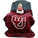 College Covers Oklahoma Sooners Raschel Throw Blanket, 60 in by 50 in