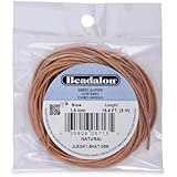 Beadalon Greek Leather 1-1/2mm Natural, 5-Meter