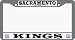 Sacramento Kings License Plate Frame