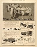 1917 Ad Troy Wagon Works Truck Trailer Detroit Delivery - ORIGINAL ADVERTISING - Original Print Ad