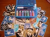 Deluxe Rainbow Glitter Tattoo Kit, great face paint addition!