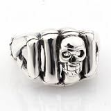 Sterling Silver Ring - Skull Fist - Size: 8-12