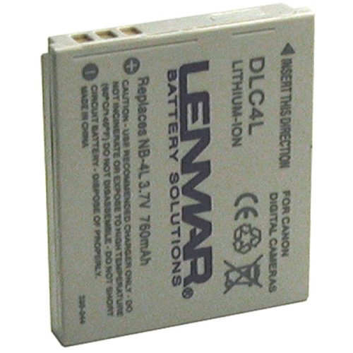Lenmar DLC4L Digital Camera Equivalent to the Canon NB-4L Battery Reviews