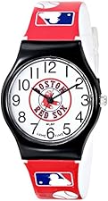 Game Time Youth MLB-JV-BOS2 "JV" Watch - Boston Red Sox "Sox Logo"