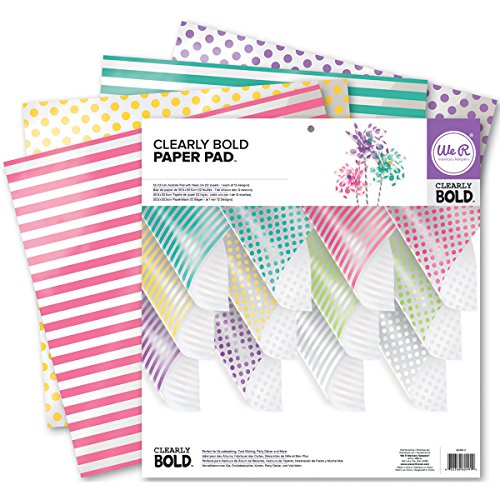 We r memory keepers acetate pad, 12 x 12-inch, clearly …