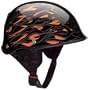 Bell Drifter Diablo Black and Orange Flames Motorcycle Half Helmet