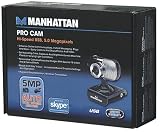 Manhattan 5 Megapixel Web Cam 500 SX (Hi-Speed USB 2.0) schwarz/silber
