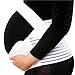 ilovebaby Pregnancy Support Belt, Maternity Belt - Support Waist / Back / Abdomen Band, Belly Brace Velcro Attachments, White Color, Size Large