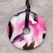 Teething Bling Pendant - Donut Shape (Pink Camouflage)