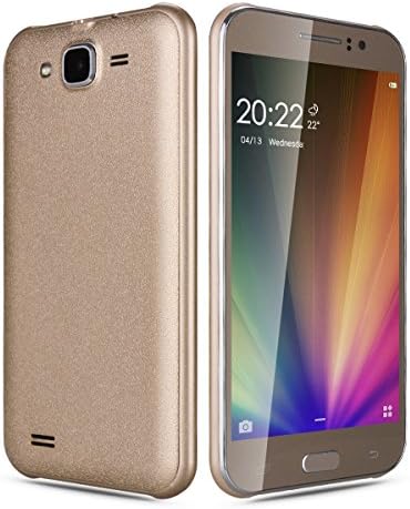 CHSLING Unlocked Anroid 5.1 Cell Phones 5.0" MTK6580 Quad Core Ram 1GB Rom 8GB 5.0MP Camera GSM Dual Sim Gold