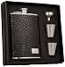 Visol Gator Leather 8oz Deluxe Flask Gift Set