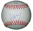 Norichika Aoki Autographed ROLB Baseball, Milwaukee Brewers, Team Japan, Proof Photo