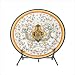 Tuscany Decorative Plate on Stand in Crackle