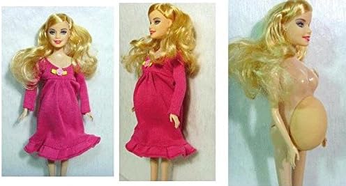 2016 new Educational Real pregnant doll suits mom doll have a baby in her tummy for barbie