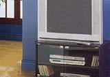 Petite Televisions Stand With Glass Doors