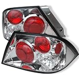 02-03 Mitsubishi Lancer Euro Taillights - Chrome 