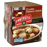 Fantastic Foods Classic French Onion Vegetarian Soup, 0.8-Ounce Microwavable Cups (Pack of 12)