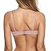 Ekouaer Sexy Lace Push Up Comfort Unlined Bra Womens Padded Stain Demi Underwire