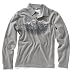Vacuum Langarmpoloshirt Männer, grau