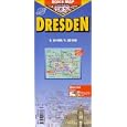 Dresden Laminated Map by Borch by Travel Maps