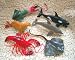 6er Set Seetiere Delphin, Wal, Hummer usw. je ca. 16cm