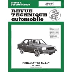 Revue technique de l'Automobile : Renault 18 turbo, R 1345, fin de fabrication