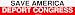 SAVE AMERICA DEPORT CONGRESS MINIATURE Sticker