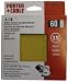 Porter-Cable 762800615 1 4 Sheet 60 Grit Adhesive-Backed Sanding Sheets - 15 Pack