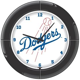 Imperial Los Angeles Dodgers Licensed Everbrite Neon Wall Clock
