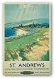 Vintage Golf - St. Andrews by Frank Mason 22"x28" Art Print Poster Vintage