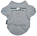 Designer Dog T-Shirt - Philadelphia Eagles Dog T-Shirt - Officially Licensed by the NFL - Grey - Medium