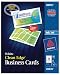 Avery&Acirc;&reg; Clean Edge&Acirc;&reg; Business Cards, 2 inches x 3 1/2 inches, White, 80 Cards (28878)
