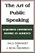 The Art of Public Speaking      (with linked TOC)