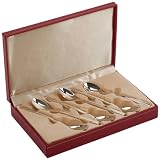 Jd Diffusion - L5106 - Coffret de 6 Cuillères Moka Moderne - Argent - Metal