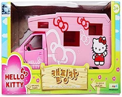 Hello Kitty Camping Car DIE CAST Metal with Plastic parts 3+ by sanadi