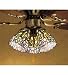 LAMPS BEAUTIFUL Tiffany Style Wisteria Single Ceiling Fan Light Shade by Meyda Tiffany--Excellent customer service--see our feedback.