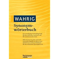 Wahrig Synonymwörterbuch (Gebundene Ausgabe)