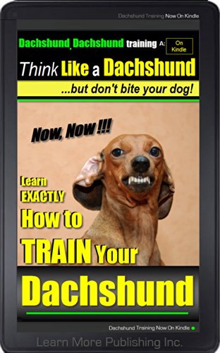 Dachshund, Dachshund Training A: Think Like a Dachshund... but don't bite your dog!   | Learn EXACTLY How to Train Your Dachshund: Dachschund