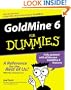 GoldMine 6 for Dummies