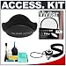Canon EW-83E Lens Hood + 77mm UV Glass Filter + Precision Design 6-Piece Deluxe Cleaning Kit + CapKeeper - for Canon EF 16-35mm f/2.8L USM, EF 17-40mm f/4L USM & EF-S 10-22mm f/3.5-4.5 USM Lenses