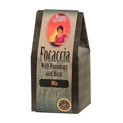 Mama Leone's Focaccia Rosemary & Basil Bread, 17-Ounce Box (Pack of 4)