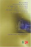 M�thodes instrumentales d'analyse chimique et applications : M�thodes chromatographiques, �lectrophor�ses et m�thodes spectrales