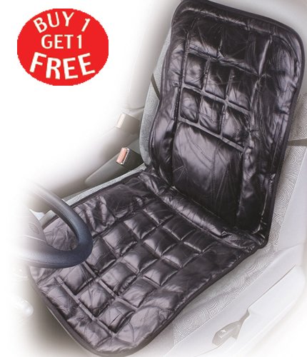 Leather Padded Car Seat Cushion – Buy 1 Get 1 Free
