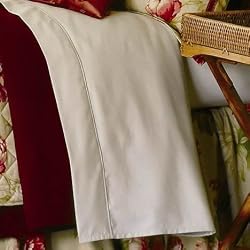 Peacock Alley's SOPRANO 400 Thread Count Egyptian Cotton Sheets (White) - Super King Flat Sheet - All Sizes