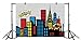 Yeele 9x6ft Cartoon Comic Super Hero City Photography Backdrop Vinyl Humor Abstract Superhero Baby Shower Photo Background For Girl Birthday Party Photo Video Shoot Studio Prop Wallpaper