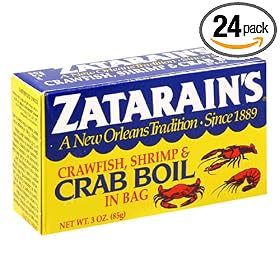 Zatarain's Crawfish, Shrimp and Crab Boil in a Bag, 3-Ounce Boxes (Pack of 24) by Zatarain's