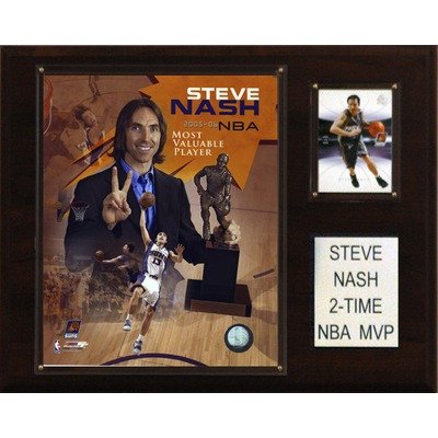 NBA Phoenix Suns Steve Nash's Two MVPs Player Plaque
