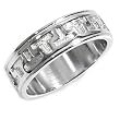 Sterling Silver Plain Rings - Band Width: 8mm - Sizes: 8-14